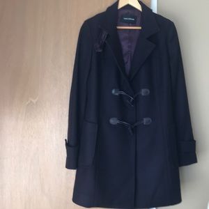 Like New purple flavio castellani Italian pea coat